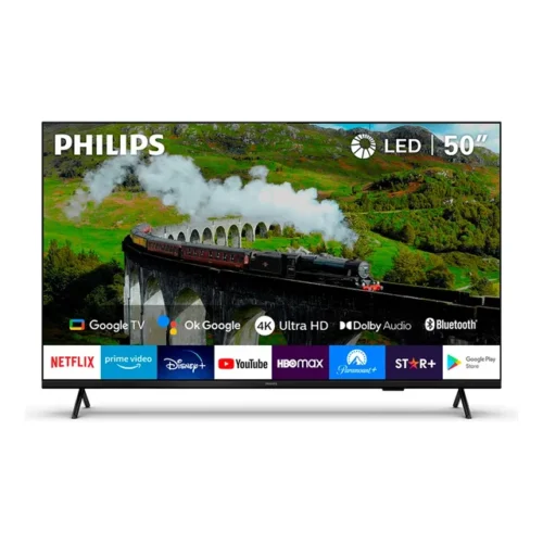 smart tv philips 50" 4k google tv 50pud7408/77