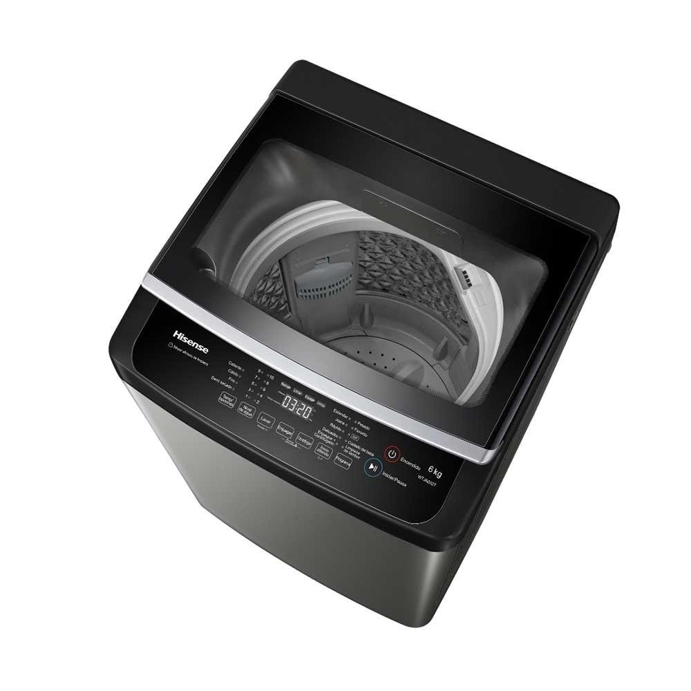 Lavarropas Hisense WTJA802T