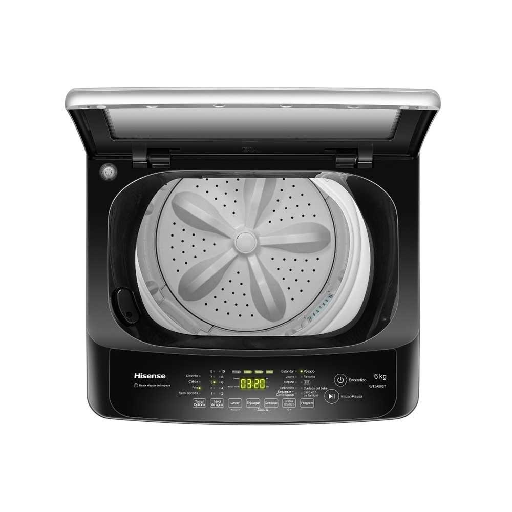 Lavarropas Hisense WTJA802T