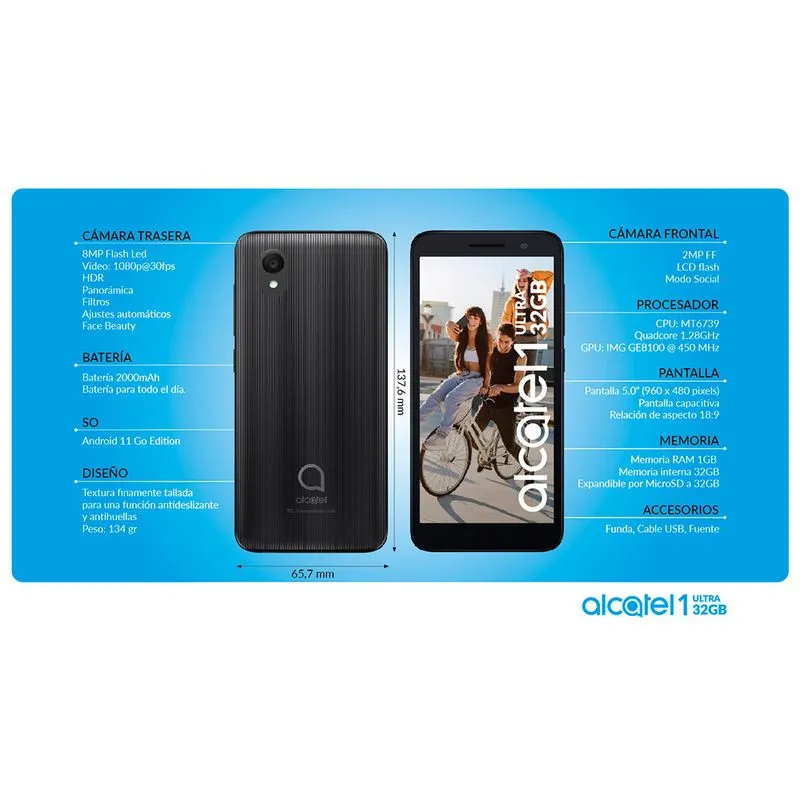 Celular Alcatel 1 Ultra