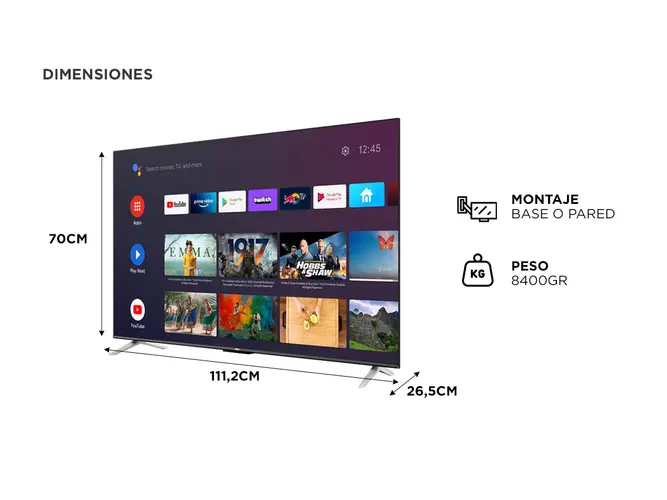 smart tv rca 50" 4k uhd g50p6uhd
