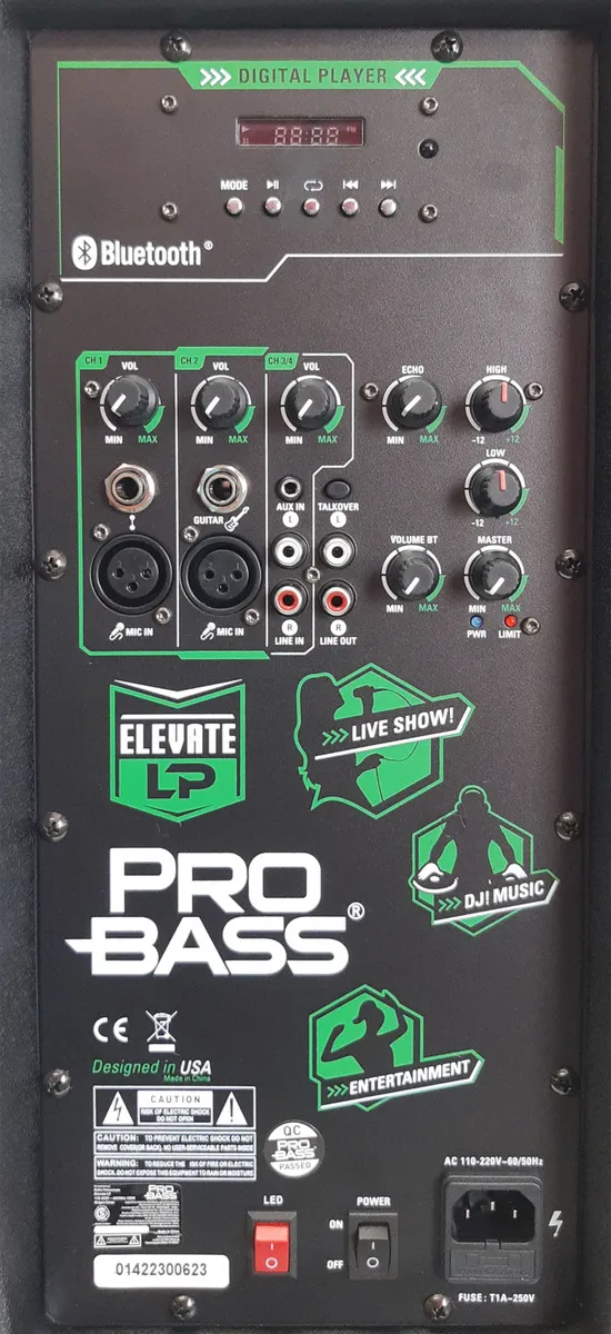 Parlante Pro Bass Elevate LP