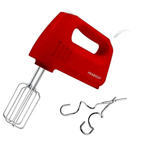 batidora de mano peabody pe-hm550r roja