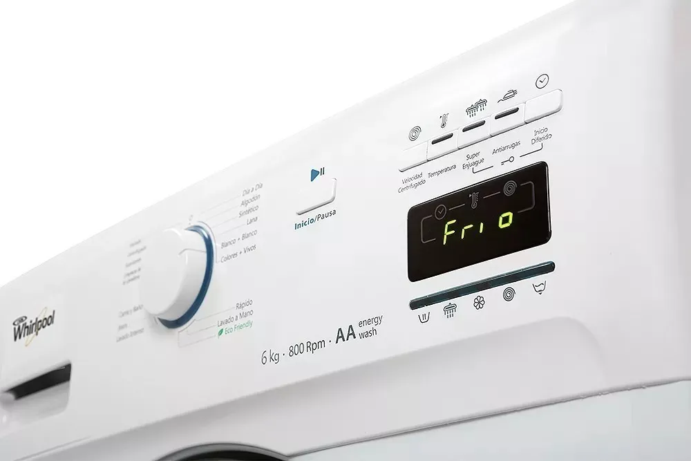 lavarropas automático whirlpool 6kg wnq66a