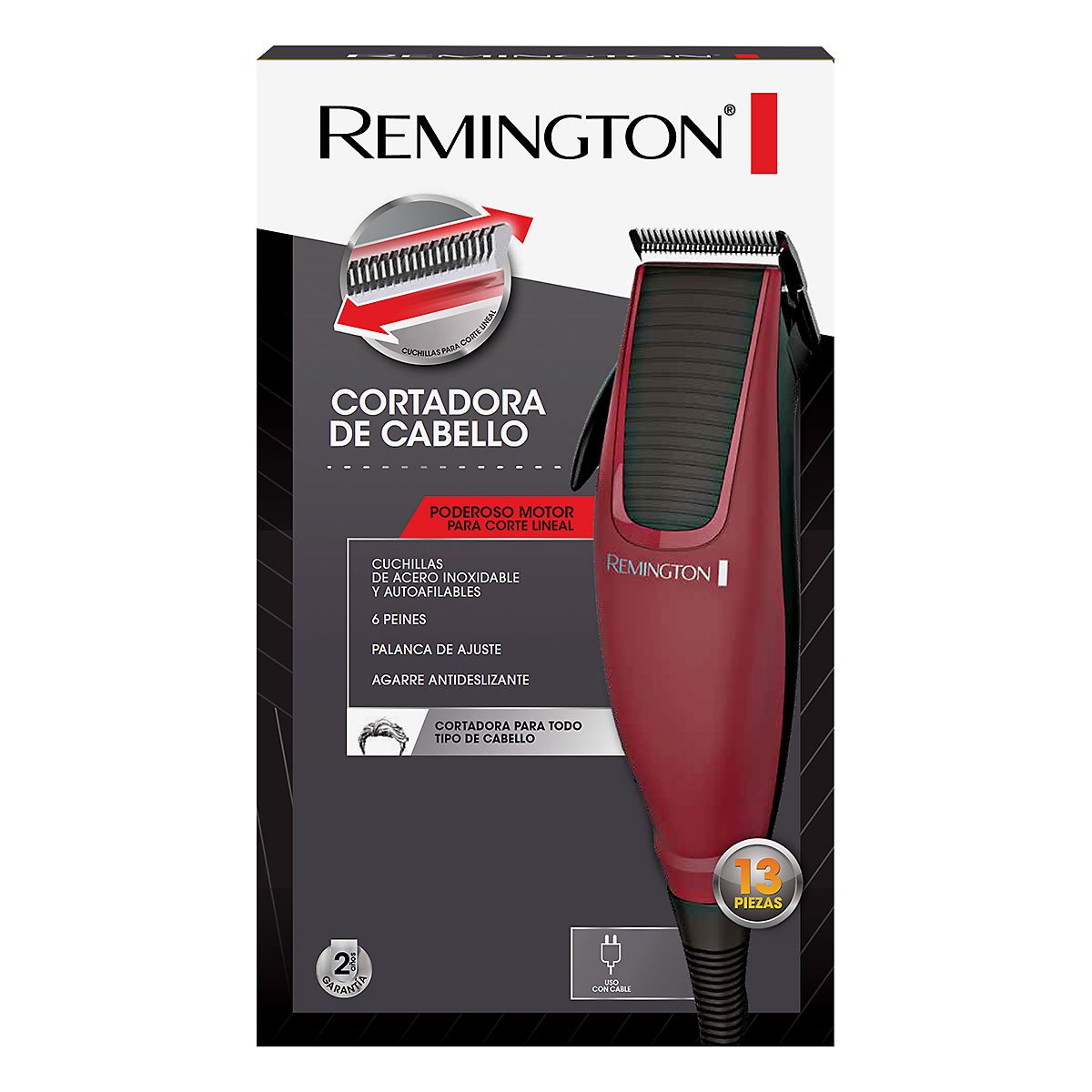 cortadora de cabello remington precision cut hc1095