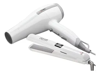 set de peinado ga.ma titanium styling blanco