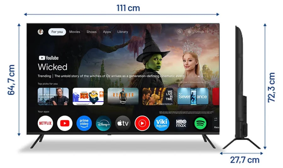 Smart TV BGH 50" B5026US6G 4K UHD