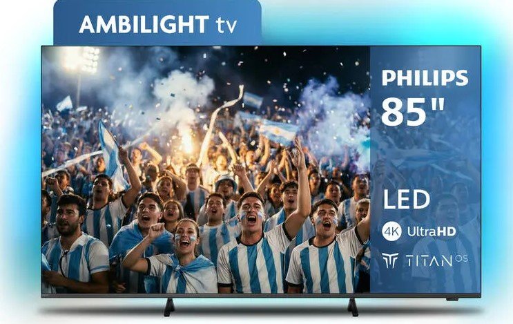 Smart TV Philips 85" 85PUG8209 4K UHD Ambilight